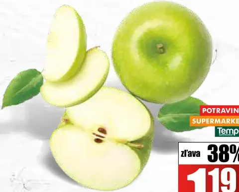 Jablká zelené voľné