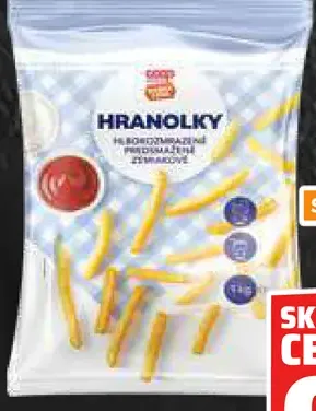 Hranolčeky hlboko zmrazené