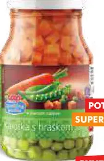 Tradičná kvalita Karotka s hráškom