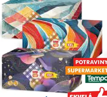 Kozmetické utierky XXL 2-vrstvové