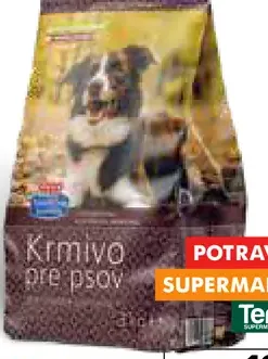 Krmivo pre psy s hovädzinou a zeleninou