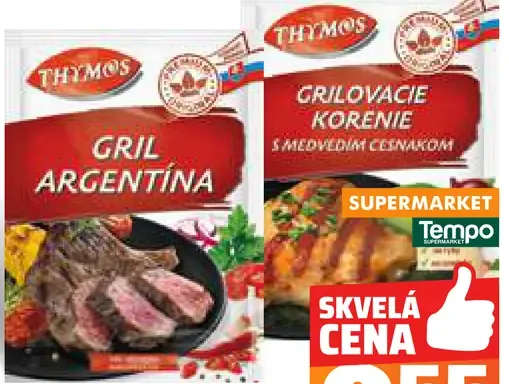 Thymos Grilovacia koreninová zmes