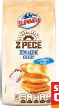 Slovakia 2 pece Zemiakové krekry morská soľ