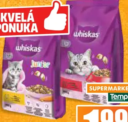 Whiskas granuly pre mačky