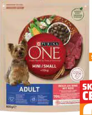 One mini dog hovädzie s ryžou granuly