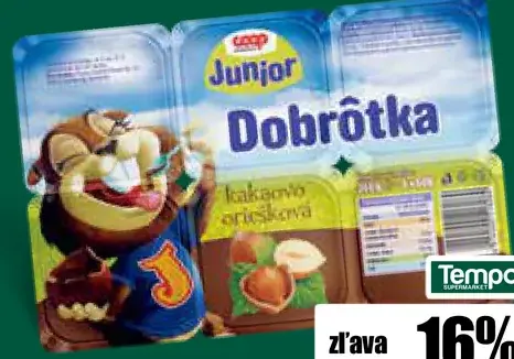 Junior Dobrôtka mliečny dezert