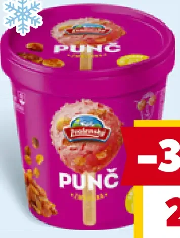 Zvolenský zmrzlina rôzne druhy