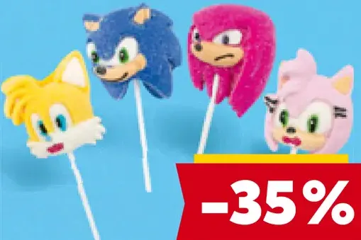 Sonic mallow pop lízanka