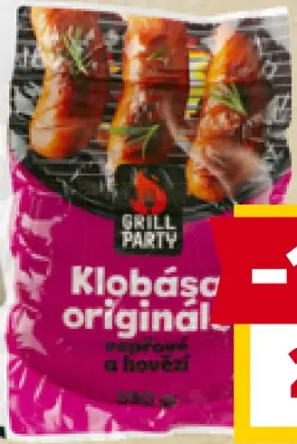 Grill Party klobása originálne