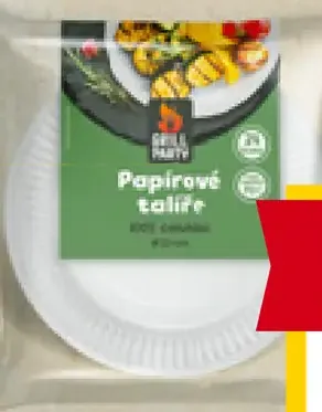 Grill Party papierové taniere