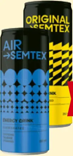 Semtex Energy energetický nápoj plechovka