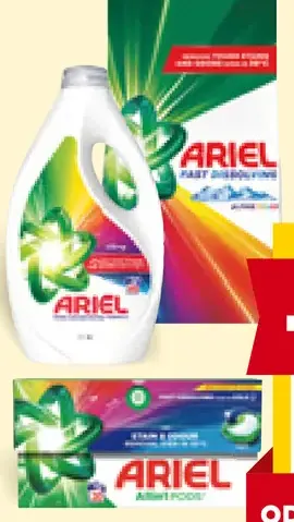 Ariel prací gél, prášok, pracie tablety
