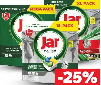 Jar Tablety do umývačky