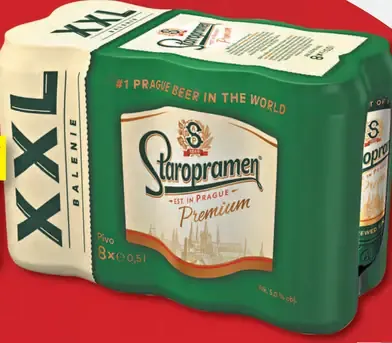 Staropramen plechovka