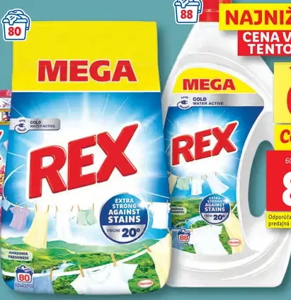 Rex Prací gél/prášok/kapsuly