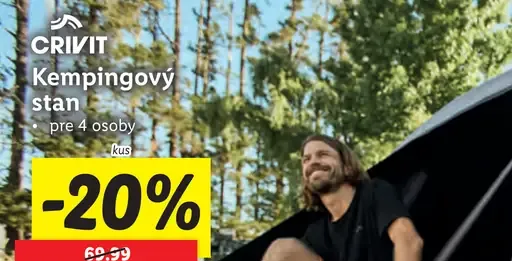 Crivit Kempingový stan