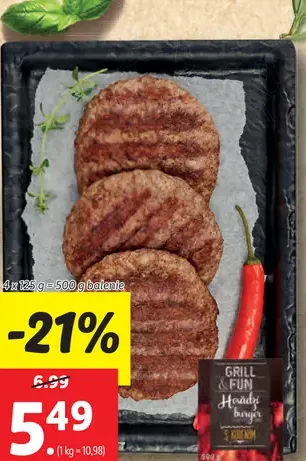 Grill & Fun Hovädzí burger