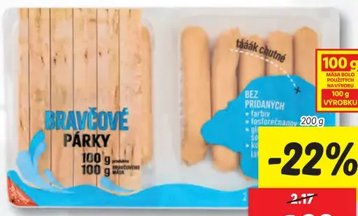 Bravčové párky