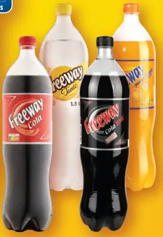 Freeway Cola/Cola Zero/Citronová/Pomarančová limonáda