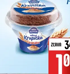 Kunín mliečna krupička s kakaom