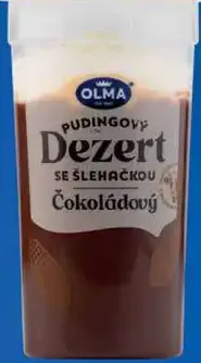 Olma pudingový krém so šľahačkou
