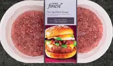 Tesco Finest Dry aged hovädzí burger