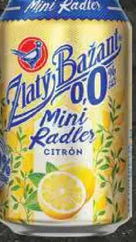 Zlatý Bažant mini radler plechovka