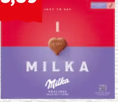 Milka pralinky