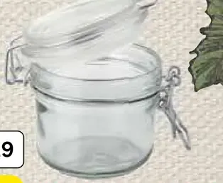 Sklenená dóza s klipovým uzáverom