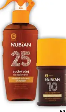 Nubian suchý olej na opaľovanie OF 25