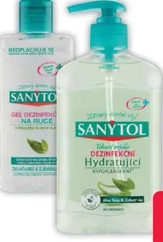 Sanitol dezinfekčný gél na ruky