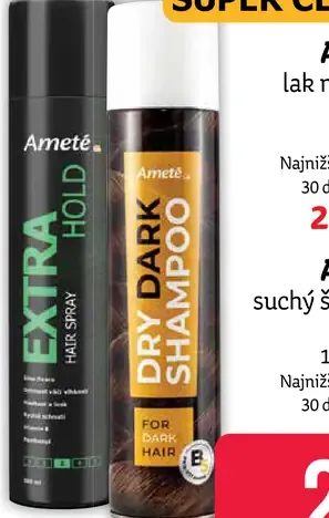 Améte lak na vlasy / suchý šampón