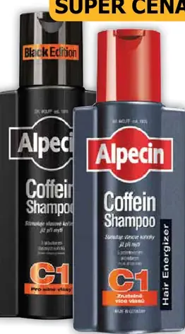Alpecin Black Edition kofeínový šampón