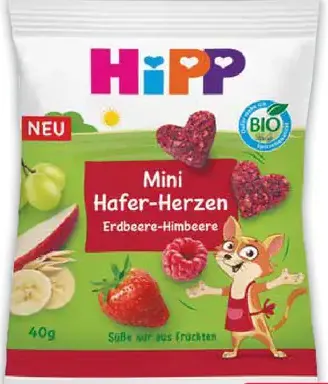 HiPP ovocno-obilné srdiečka