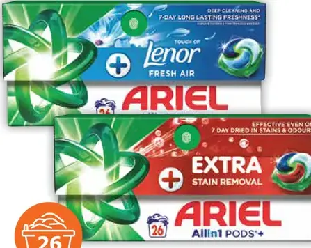 Ariel kapsuly na pranie