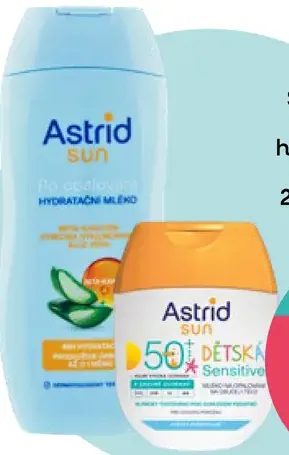 Astrid Sun detské mlieko na opaľovanie Sensitive SPF 50+