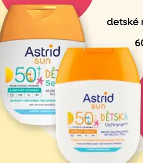 Astrid Sun detské mlieko na opaľovanie SPF 50