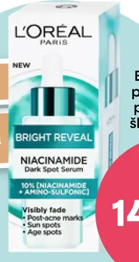 L'Oréal Paris Bright Reveal pleťové sérum proti tmavým škvrnám