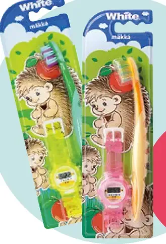 White Medical detská sada zubná kefka junior + hodinky