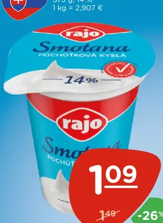 Rajo Kyslá smotana