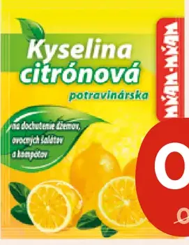 Mňam Mňam Kyselina citrónová