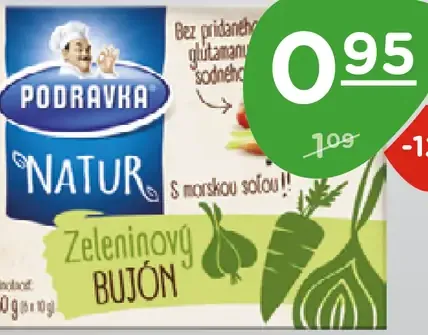 PODRAVKA NATUR Zeleninový bujón