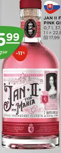 Jan II for Maria gin