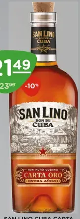 San Lino Cuba Carta Oro rum