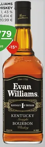 Evan Williams whiskey