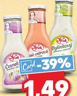 Spaak Dresing cesnakový