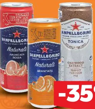 Sanpellegrino plechovka