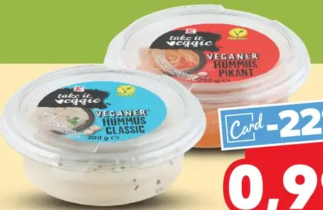 Take it veggie Hummus