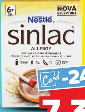 Nestlé Sinlac Nemliečna kaša