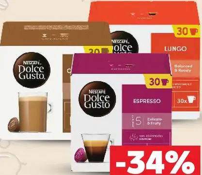 Nescafé Dolce Gusto káva v kapsulách
